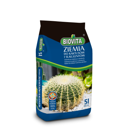 BIO10 ZEMINA PRO KAKTUSY A SUKULENTY ALOE VERA PROPUSTNÁ 5L