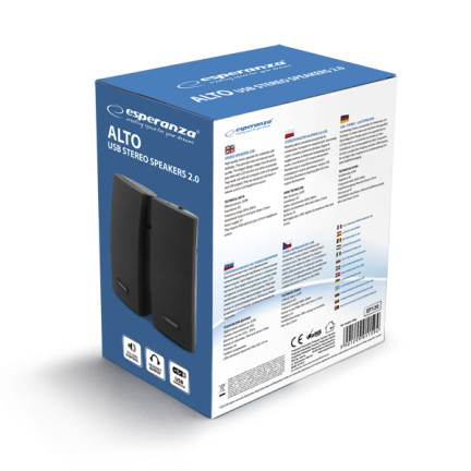 ES347 ALTO POČÍTAČOVÉ REPRODUKTORY 2.0 JACK USB