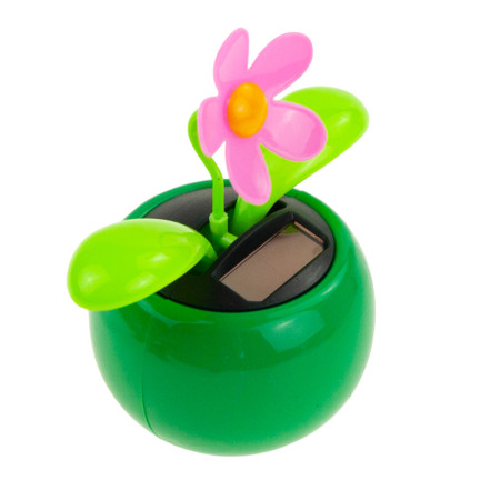 AS4 NICKEND SOLAR BLUME INSEKT TANZEN FLIP KLAPPE BABY TAG FIGUR