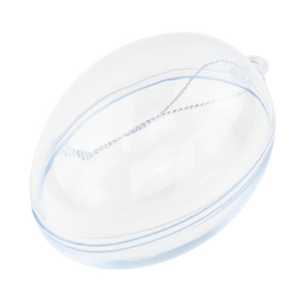 TG35238 Acrylic Egg, 8 cm Plastic Egg, for Decorating, Easter Decorations