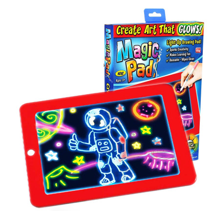 TG56631 GRAFICKÝ KRESLÍCÍ TABLET CIK-CAK PRO DĚTI VZDĚLÁVACÍ ŠABLONY FIXY PERO