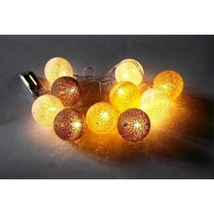 SS48 GIRLANDA COTTON BALLS 10 Farben