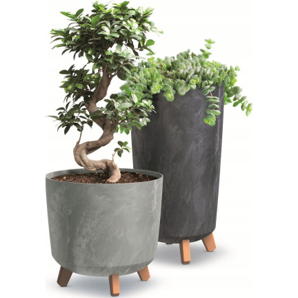 DGTL240E-425u Gracia Tubus Slim Concrete Effect Planter