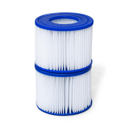 60311 Replacement filters for pool pumps, filter cartridge for filter pump, Type VI, set of 2