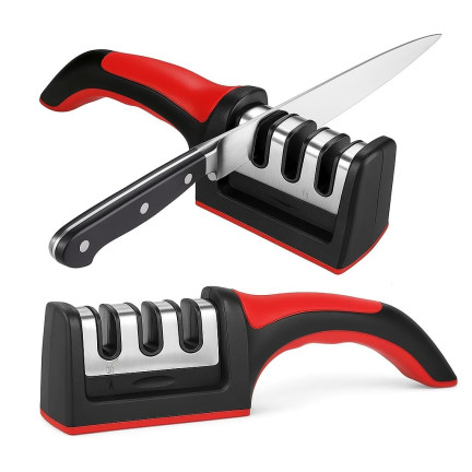TG56178 3-in-1 Three-Phase Kitchen Knife Sharpener