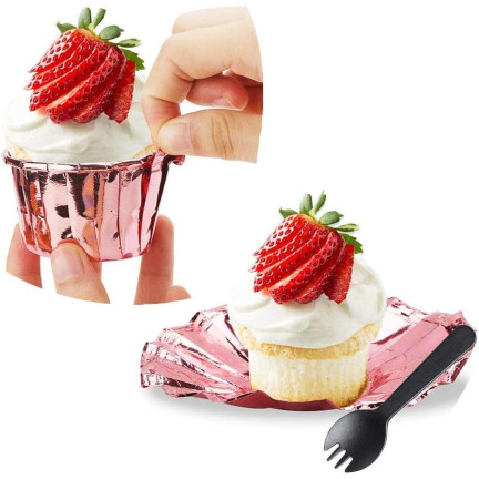 TG80292-4 MUFFIN PAPILLOTS BABY CUPS 50pcs. SPARKLING
