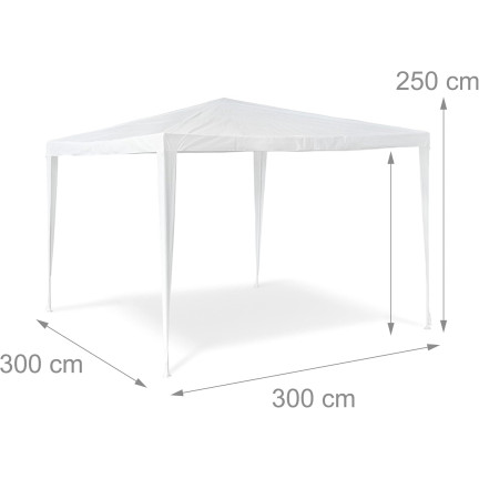 Pavillon pavillon kommerziellen garten partei zelt kommunion 3x3x2.5m