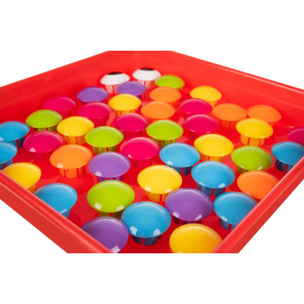 TG67283 GESCHMACKSPUZZLE PÄDAGOGISCHE MOSAIK PILZE PUZZLES STIFTE MONTESSORI SPIEL