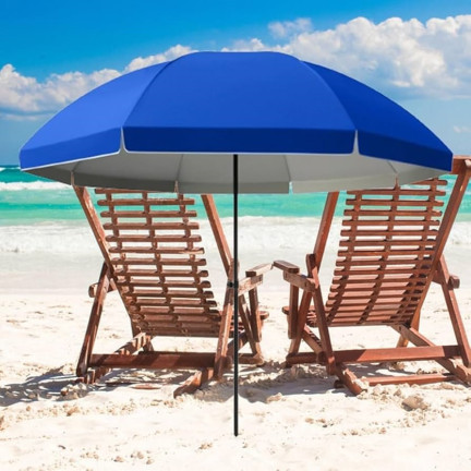 GAO8364 STRANDSCHIRM ZERBRECHLICH GARTENSCHIRM MIT UPF 30+ FILTER 155CM