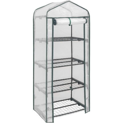TG77665-2 GARTEN-BALKON-RACK 4 Böden 160x70x50cm UV4 für BALKON FOLIAK