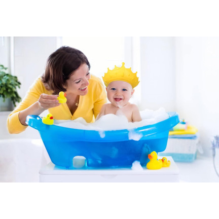 TG77665 BADEN KARUSSELL KOPF HAARWÄSCHE FÜR KINDER KRONE VISIER FÜR KIND