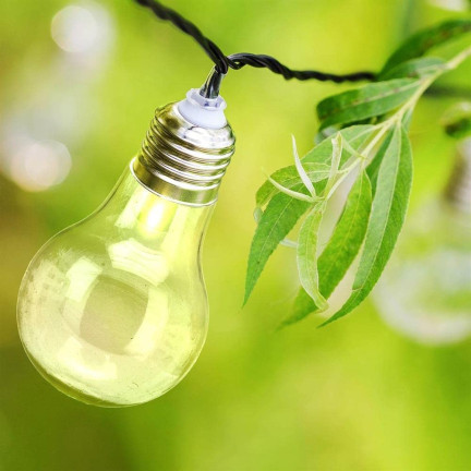TG60455 GIRLANDA SOLÁRNÍ LAMPA SOLÁRNÍ ŽÁROVKY ZAHRADNÍ SVĚTLO PRO BALKONOVÉ SVĚTLO ŘETĚZEC