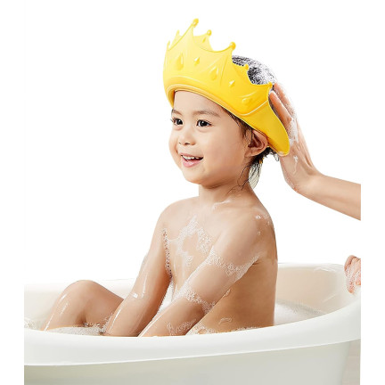 TG77665 BADEN KARUSSELL KOPF HAARWÄSCHE FÜR KINDER KRONE VISIER FÜR KIND