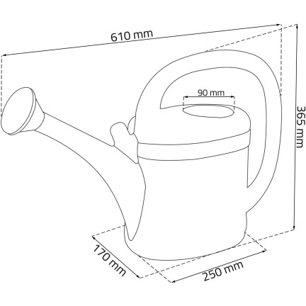 IKSP10-G642 GEMÜSE WANNE 10L UNIVERSAL BEHÄLTER