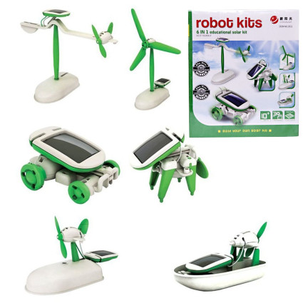 TG60706 SOLÁRNÍ ROBOT 6v1 SOLÁRNÍ ROBOTI KREATIVNÍ VZDĚLÁVACÍ SADA