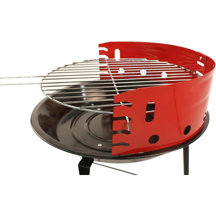 TG71413 KRUHOVÝ ZAHRADNÍ GRIL NA DŘEVĚNÉ UHLÍ 30CM ROŠT