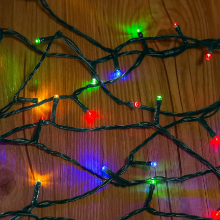 LM100 WEIHNACHTSBAUM LEUCHTET 100 LED MEHRFARBIG 8 LICHTMODI FÜR DEN BAUM