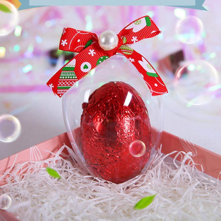TG35238 Acrylic Egg, 8 cm Plastic Egg, for Decorating, Easter Decorations