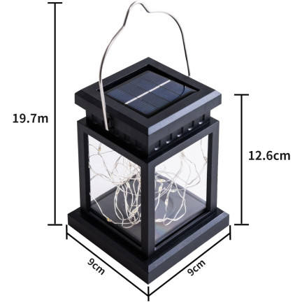 TG67267 SOLÁRNÍ LED FLAMMER LAMPARNIA DRUCIKA OGROD LAMPION PRO BALKON TERASU