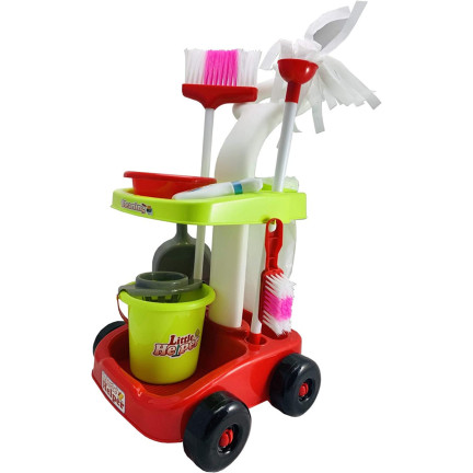 TG59969 REINIGUNGSSET ZUBEHÖR FÜR WAGEN MOP Broom Spielzeug für Kinder