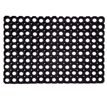 TAM7654 Rectangular Openwork Rubber Doormat, 40x60 cm
