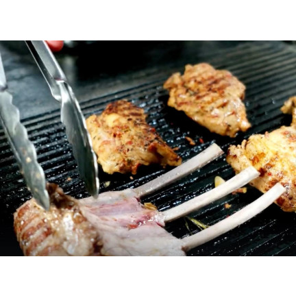 TG80293 GRILOVACÍ KLEŠTĚ Z NEREZOVÉ OCELI NA PŘÍPRAVU STEAKŮ