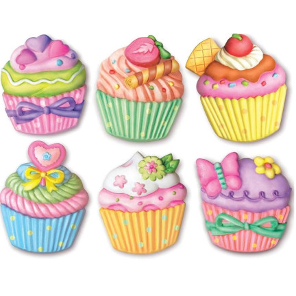 TG67288 MAGNETE DIY KREATIV KIT DIY CUPCAKES FÜR KÜHLSCHRANK