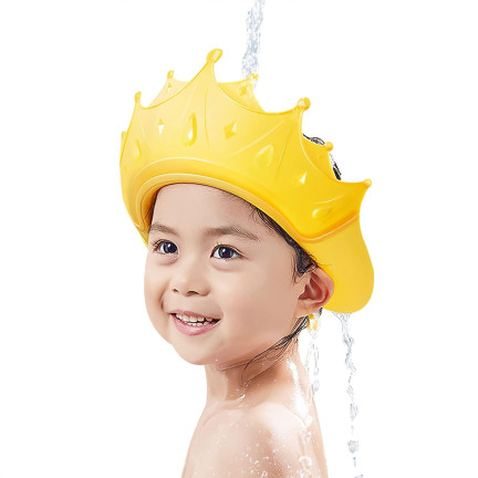 TG77665 BADEN KARUSSELL KOPF HAARWÄSCHE FÜR KINDER KRONE VISIER FÜR KIND