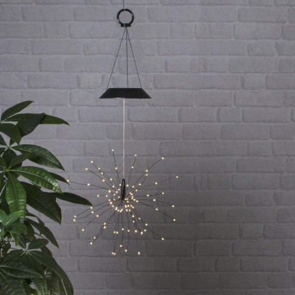 TG66764 SOLÁRNÍ DMYCHADLO LAMPA OHŇOSTROJE ZAHRADA 90 VEDL SOLÁRNÍ STROM SVĚTLA