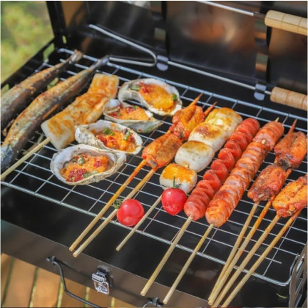 TG71414 TOURISM PORTABLE TOURISM FOLDING GRILL + příslušenství