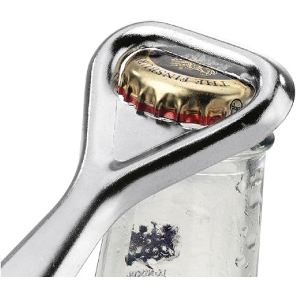 AMS24630 KPL 2PCS. METALL-FLASCHENÖFFNER TRADITIONELL MASSIV FÜR BIERDECKEL 9CM