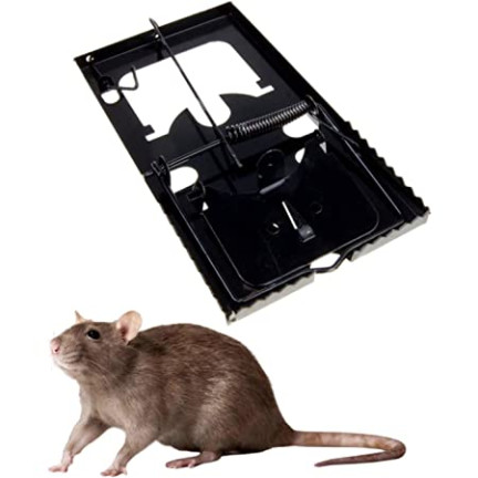TG56441 STARKE METALL RATTENFALLE MAUS NAGERFALLE SET VON 2PCS. FÄNGE