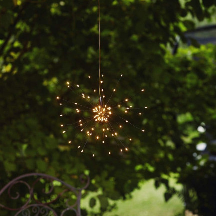 TG66764 SOLÁRNÍ DMYCHADLO LAMPA OHŇOSTROJE ZAHRADA 90 VEDL SOLÁRNÍ STROM SVĚTLA