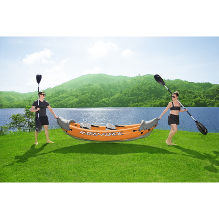 65077 Lite-Rapid 2-person inflatable kayak, 321x88 cm, with pump and paddles – Bestway 65077