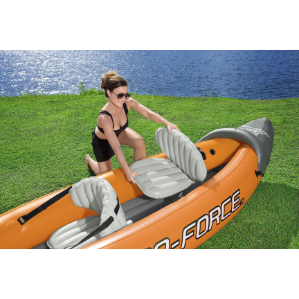 65077 Lite-Rapid 2-person inflatable kayak, 321x88 cm, with pump and paddles – Bestway 65077