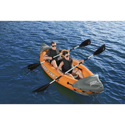 65077 Lite-Rapid 2-person inflatable kayak, 321x88 cm, with pump and paddles – Bestway 65077
