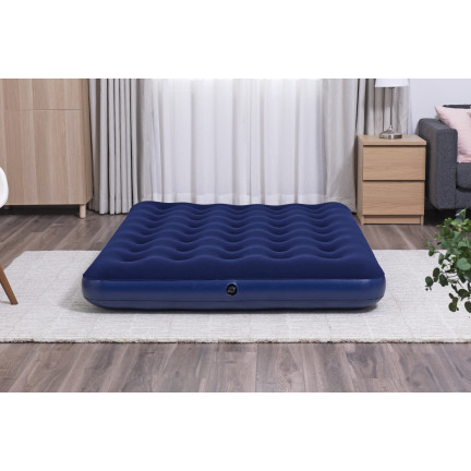 67002 Aufblasbare Zwei-Personen-Matratze aus Velours 191x137x22cm