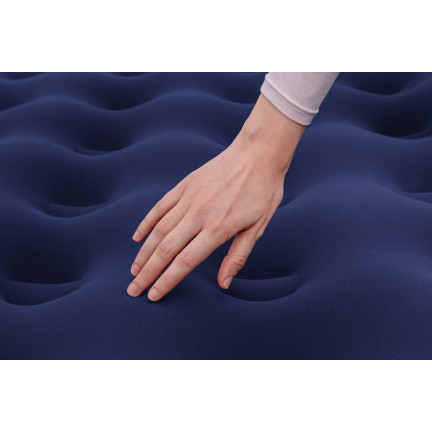 67002 Aufblasbare Zwei-Personen-Matratze aus Velours 191x137x22cm