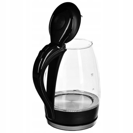 EKK011K 1.8-liter LED-lit glass electric kettle with temperature control, 2200 W