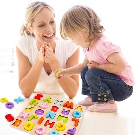 TG50035 TOGETHER LETTERS PUDDLE Alphabet Wissenschaft