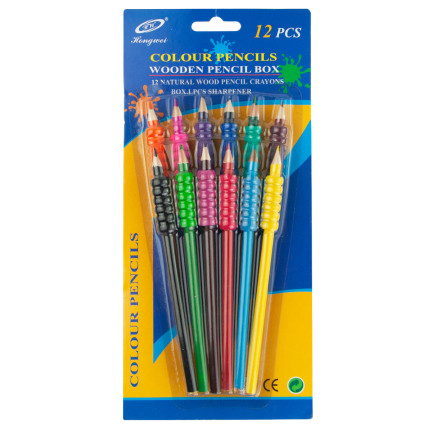 701801 BLEISTIFTE MIT SCHAUMSTOFFGRIFF, 12ER-SET