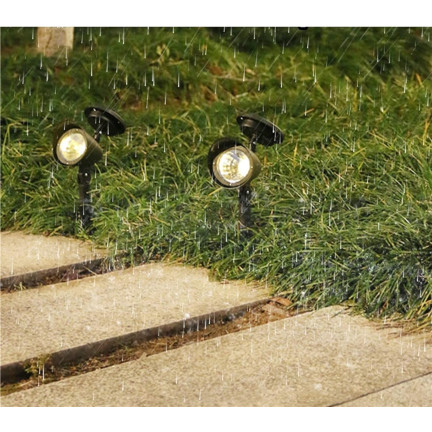 SOL0663 LAMPE SOLAR GARTENSCHEINWERFER SENSOR LED