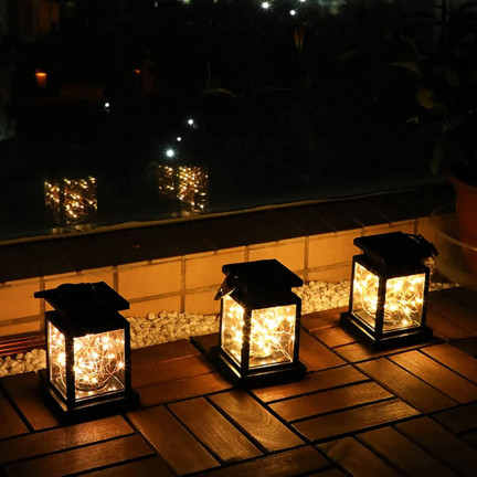 TG67267 SOLÁRNÍ LED FLAMMER LAMPARNIA DRUCIKA OGROD LAMPION PRO BALKON TERASU