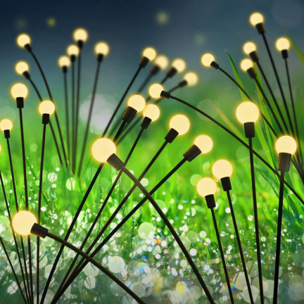 TG71287 SOLÁRNÍ LAMPY SOLÁRNÍ KULIČKY 10 LED 2ks ZAHRADNÍ NÁLEPKY