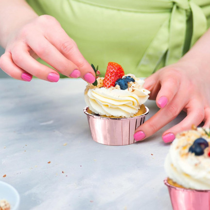 TG80292-4 MUFFIN PAPILLOTS BABY CUPS 50pcs. SPARKLING