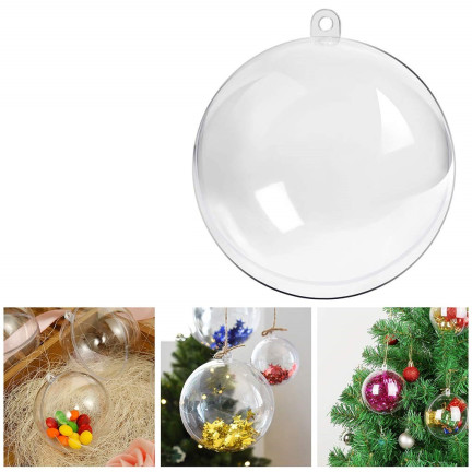 TG39029-BN BOMBLE ACRYLIC FULL FOLDING BALLS PLASTIC 5cm TRANSPARENTNÍ