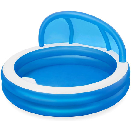 54337 AUFBLASBARER POOL FÜR KINDER ERWACHSENE MIT ÜBERDACHUNG