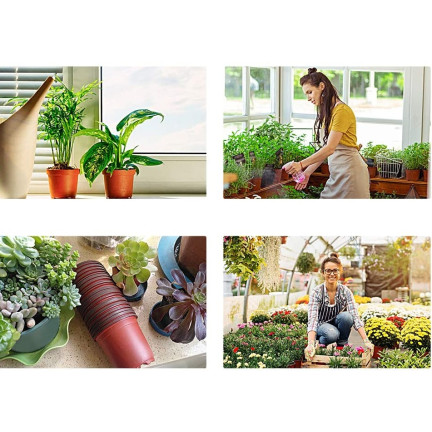 TG67338 PRODUKTION BLUMENTOPF P24 7L RUNDER SAMENTOPF MIT RAND 24X19CM