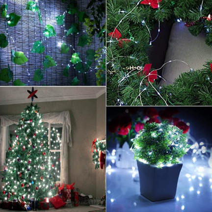 TG66259-1 VÁNOČNÍ LAMPIČKA NA DRUH 10 LED MIKRO GIRLANDS COLD WHITE + baterie