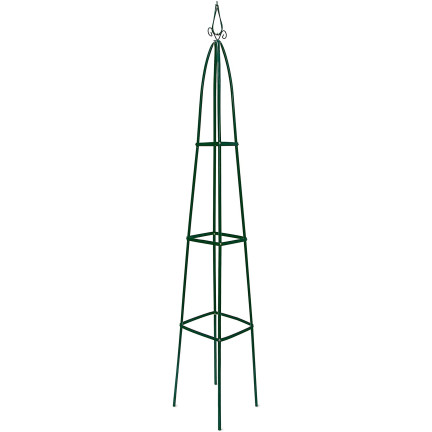 PERG-N0293 ZAHRADNÍ PERGOLA PYRAMIDA RŮŽE PODPORA KOVOVÝ SLOUPEK